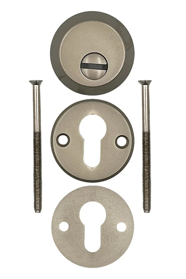 Kale Çelik Kapı Kilidi Silindir Rozeti Blisterli Saten 500 Stn